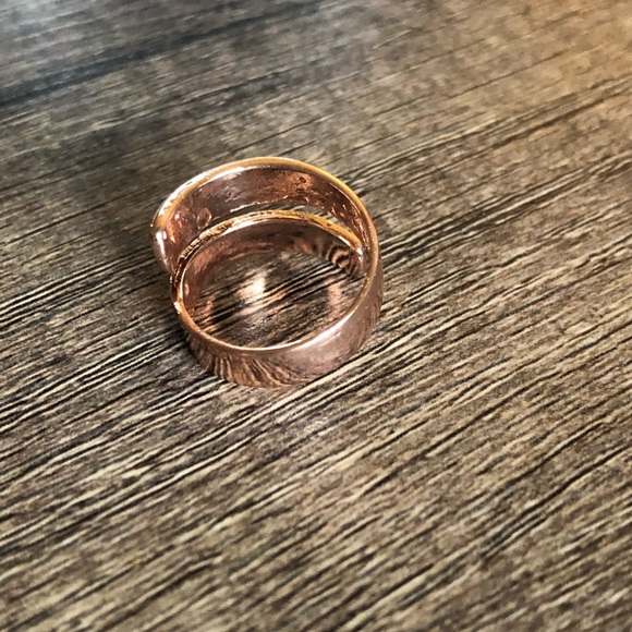 Just Breathe Lotus Rose Gold Ring - Picture 3 of 3